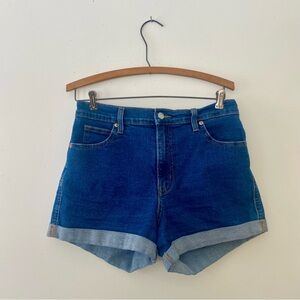 Levi’s Signature Heritage High-Rise Jean Shorts Denim Cutoffs 8 W29